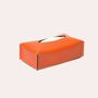 Decorative objects - Allos leather tissue box - MIDIPY