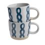 Tasses et mugs - Tasses en porcelaine RUSTIC - TRANQUILLO