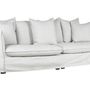 Sofas - BEIGE LINEN SOFA WITH CUSHIONS - ITEM HOME BY ITEM INTERNATIONAL