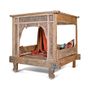 Beds - INDONESIAN TEAK CANOPY BED - ITEM HOME BY ITEM INTERNATIONAL