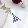 Cadeaux - Ensemble de 3 serviettes en piqué pour sapin de Noël - HYA CONCEPT STORE
