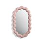 Miroirs - Miroir en zigzag blanc cassé/brume/blush/bordeaux - &KLEVERING