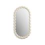 Miroirs - Miroir en zigzag blanc cassé/brume/blush/bordeaux - &KLEVERING