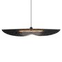 Hanging lights - SUSPENSION ENVOLE MOI recycled leather Length 105cm - RIF LUMINAIRES