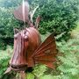 Decorative objects - Lion fish metal sculpture - PACOM-CONCEPT