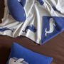 Linge de lit enfant - Housse de coussin et couverture WHALE - TRANQUILLO