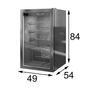 Wardrobe - Lacquered MDF wine cabinet with built-in capacity for 30 bottles - FRANCO FURNITURE