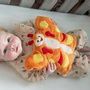 Soft toy - Cherry Belly Baby Butterfly Plush - Linen Cushion - INATURA