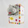 Soft toy - Cherry Belly Cuddle Hippo Cherry Pit Pillow - Washable - INATURA