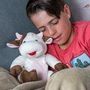 Soft toy - Cherry Belly Plush Cow - Cherry Stone Pillow - INATURA