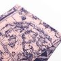 Foulards et écharpes - Écharpe violette en velours de soie Celestial Navigations, grand châle - THE ZHAI｜CHINESE CRAFTS CREATION