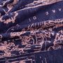 Scarves - Purple Celestial Navigations Silk Velvet Scarf Large Shawl - THE ZHAI｜CHINESE CRAFTS CREATION