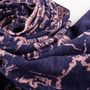 Scarves - Purple Celestial Navigations Silk Velvet Scarf Large Shawl - THE ZHAI｜CHINESE CRAFTS CREATION