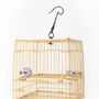 Pièces uniques - Cage à oiseaux en bambou Seagull Gate Bright Top faite à la main - THE ZHAI｜CHINESE CRAFTS CREATION