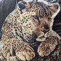 Apparel - Leopard Unique unisex velvet hoodie - VLADA DIZIK KOSHKIN DOM