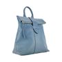 Bags and totes - LISA - Soft Backpack in Genuine Leather Made in Italy - RENATO BORZATTA - ITALY SINCE 1978 -