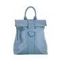 Bags and totes - LISA - Soft Backpack in Genuine Leather Made in Italy - RENATO BORZATTA - ITALY SINCE 1978 -