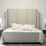 Beds - Handmade upholstered headboard with nails - FRANCO FURNITURE