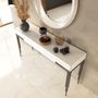 Console table - Entrance console with pressure-opening drawers with metal legs - FRANCO FURNITURE