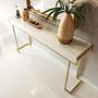 Console table - Entrance console with pressure-opening drawers and metal legs - FRANCO FURNITURE