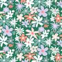 Papiers peints - Wallpaper no. 83 -  Fleuri Flower Power - WELLPAPERS