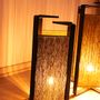 Floor lamps - Metal Craft Floor Lanterns (Paper Rope) - FORADA HOME & STYLE