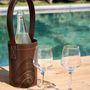 Decorative objects - Castellon leather bottle holder - MIDIPY