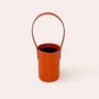 Decorative objects - Castellon leather bottle holder - MIDIPY