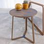 Tables basses - Table d'appoint ronde en métal artisanal - FORADA HOME & STYLE