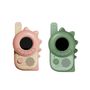 Jouets enfants - Zoo Walkie Talkie - Dino Pink x Dino Green - THE ZOOFAMILY