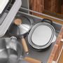 Kitchen utensils - Stainless steel frying lid - Aikata collection - ABINGPLUS