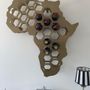 Wine accessories - Steel wall wine rack Africa - INCREDIBLE DESIGNS