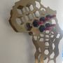 Wine accessories - Steel wall wine rack Africa - INCREDIBLE DESIGNS