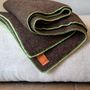 Throw blankets - Cestrède high natural wool throw - MIDIPY