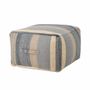 Ottomans - Sesto Pouf, Blue, Wool - CREATIVE COLLECTION