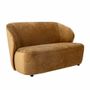 Small sofas - Almonde Sofa, Brown, Polyester - CREATIVE COLLECTION