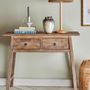 Console table - Camden Console Table, Nature, Reclaimed Pine Wood - CREATIVE COLLECTION