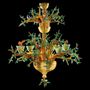 Plafonniers - Lustre avec des oiseaux - ARTE DI MURANO