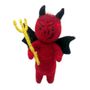 Other Christmas decorations - Red Devil with Pitch Fork - AMICA FELT EUROPE