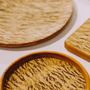 Everyday plates - Bark Cloth Veneer Wooden Plate - TAIWAN CRAFTS & DESIGN