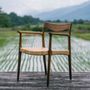 Chaises pour collectivités - Chaise de salle à manger avec accoudoirs en bois d’acacia - TAIWAN CRAFTS & DESIGN