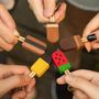 Stationery - Wooden ICE POP Keychain - TAIWAN CRAFTS & DESIGN