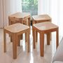 Chaises pour collectivités - Tabouret d'angle - TAIWAN CRAFTS & DESIGN