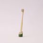 Beauty products - Thin head white horse hair bamboo toothbrush - TAIWAN CRAFTS & DESIGN