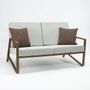 Sofas - Metal Craft Double Seater - FORADA HOME & STYLE