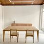 Kitchens furniture - "VOLPI" DINING TABLE IN NATURAL WOOD - ALESSANDRA DELGADO DESIGN