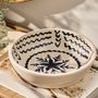 Decorative objects - Table bowl with blue pattern Avignon - IB LAURSEN