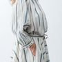 Apparel - Striped Maxi Bias Skirt - NEST FACTORY