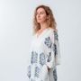 Apparel - Silk Cotton Maxi Dress with Slip - NEST FACTORY