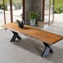 Dining Tables - Tropical Sapelle Wood For Outdoor & Indoor - Dining Table - TINELLA WOOD